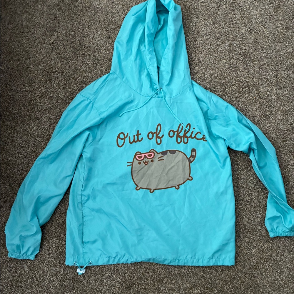 Pusheen Blue Hooded LIGHT jacket